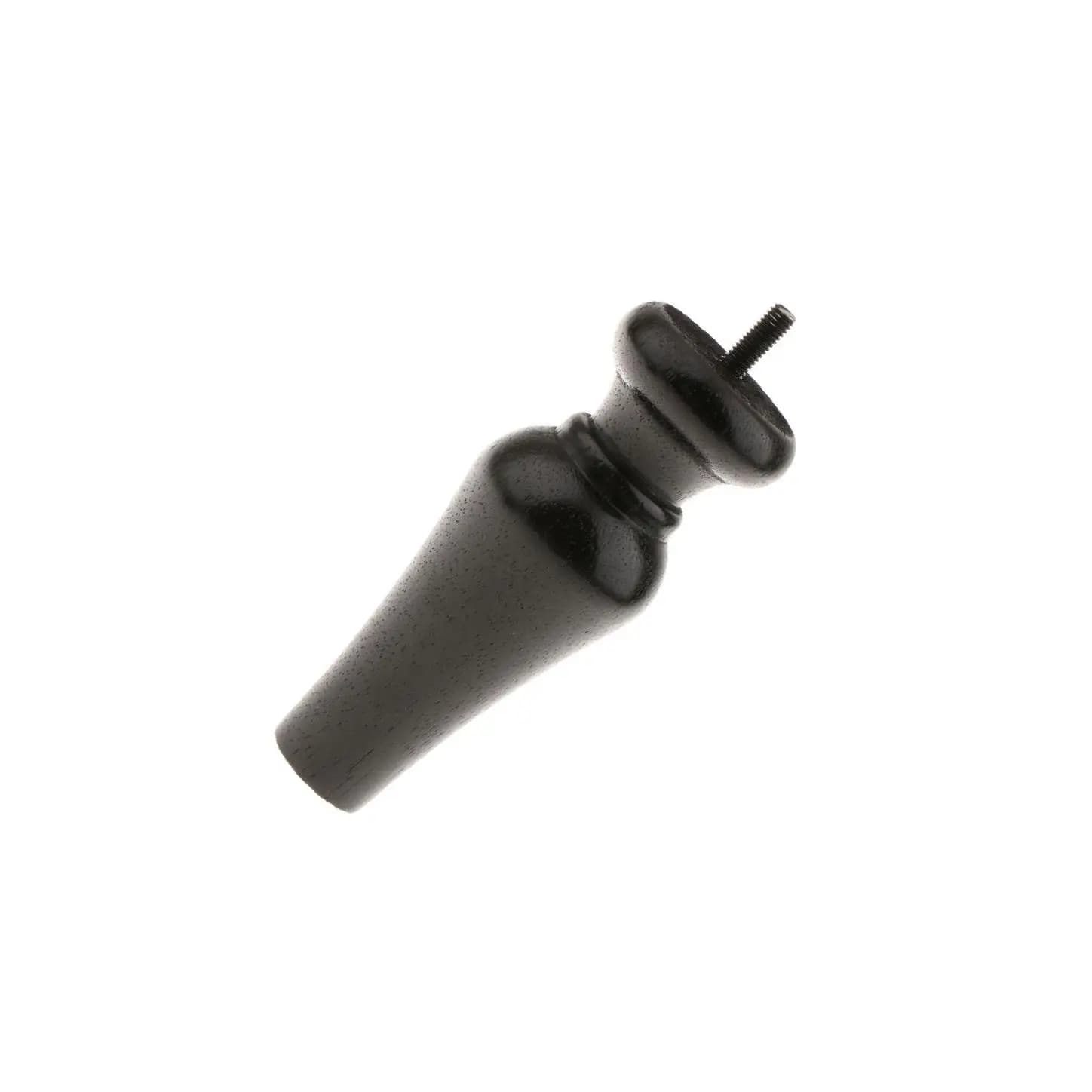 Gambe per mobili in legno massello Divano/divano/salotto/sedia/Piede per gambe letto NO 5 Nero
