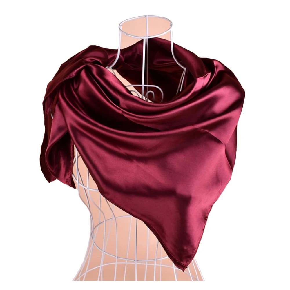 Sciarpa da Donna in Seta, Nuovissima, Morbida e Leggera, Bandana Elegante in Chiffon, Accessorio Moda