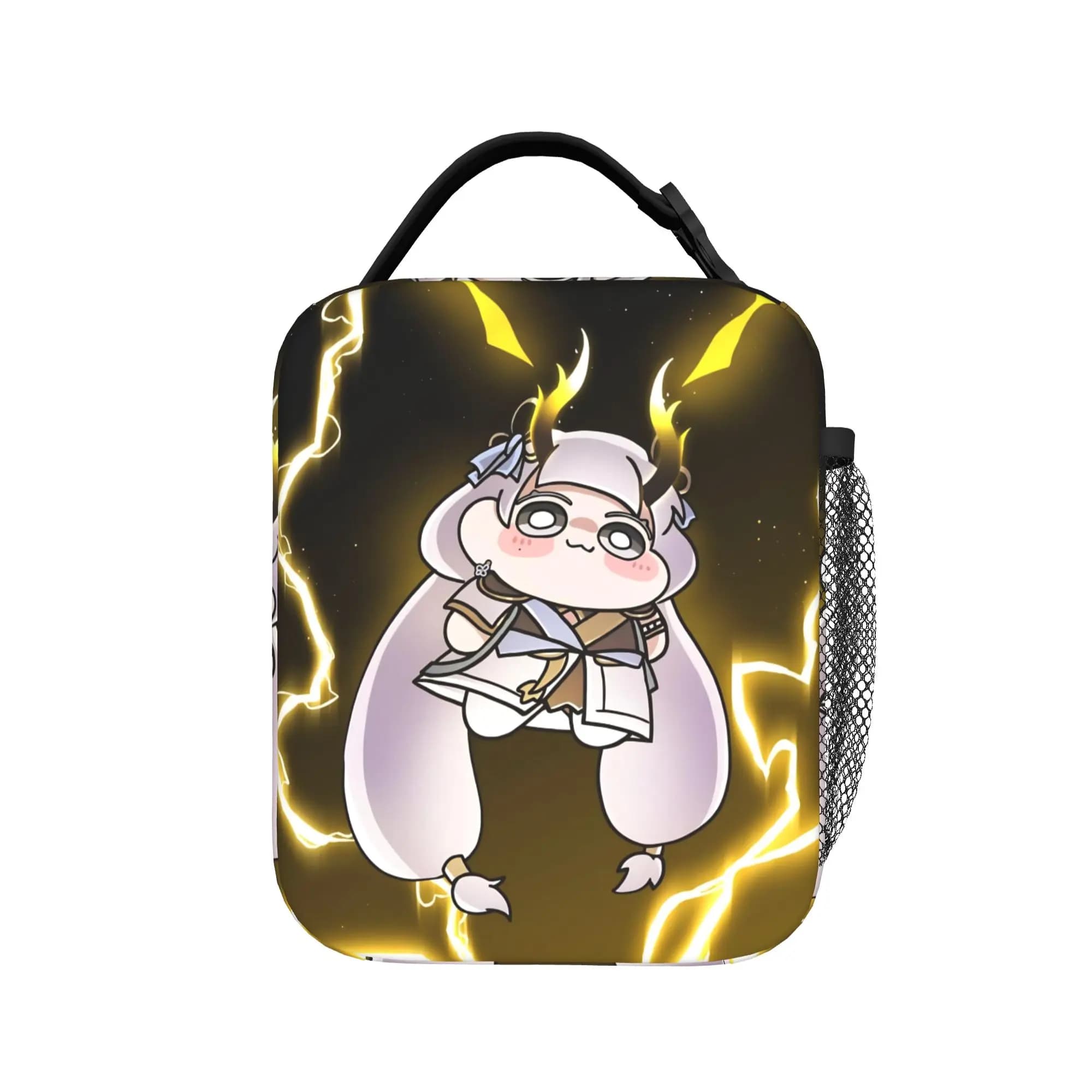 Trickcal C-Chibi Go Games Borse per il pranzo termoisolanti Borsa per il pranzo portatile da viaggio Contenitore per alimenti per uomo e donna Scatole termiche per il pranzo