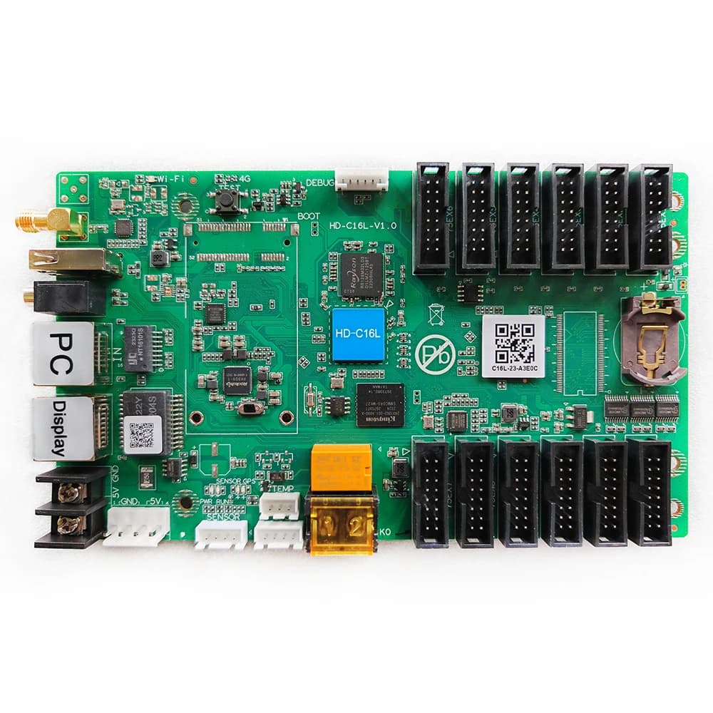 HD-C16L Controller Display a LED a colori con HUB75 USB WIFI 4G LAN RJ45 scheda Video LED Matrix Panel scheda di controllo asincrono