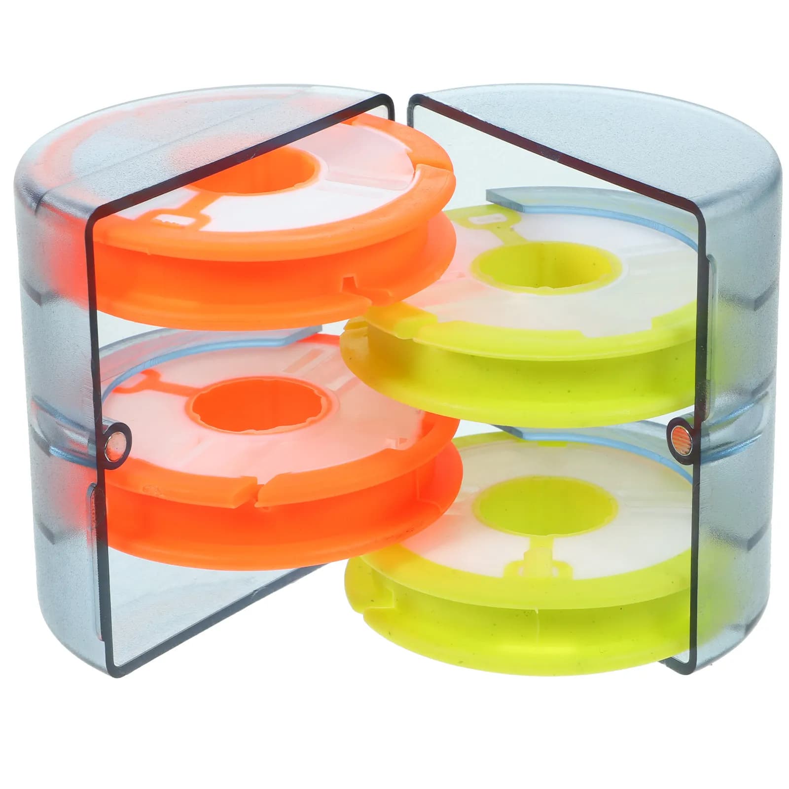 Fishing Lamp Spools, Portable Fishing Equipment Box, Light and Shock Resistant Spools for Fishing Lence Organization and Storage
