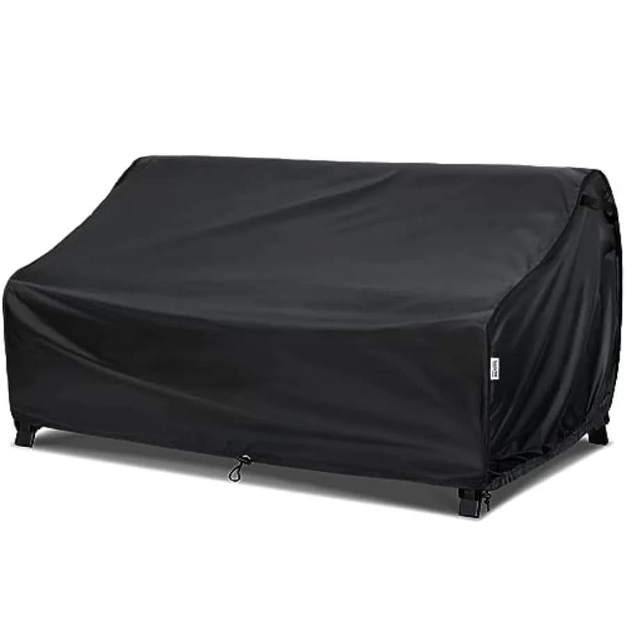 Copertura Impermeabile per Divano da Esterno 88L×40P×33A - Protezione Resistente per Panca da Patio a 3 Posti, Adatta a Mobili da 86-88 Pollici con Protezione Antivento