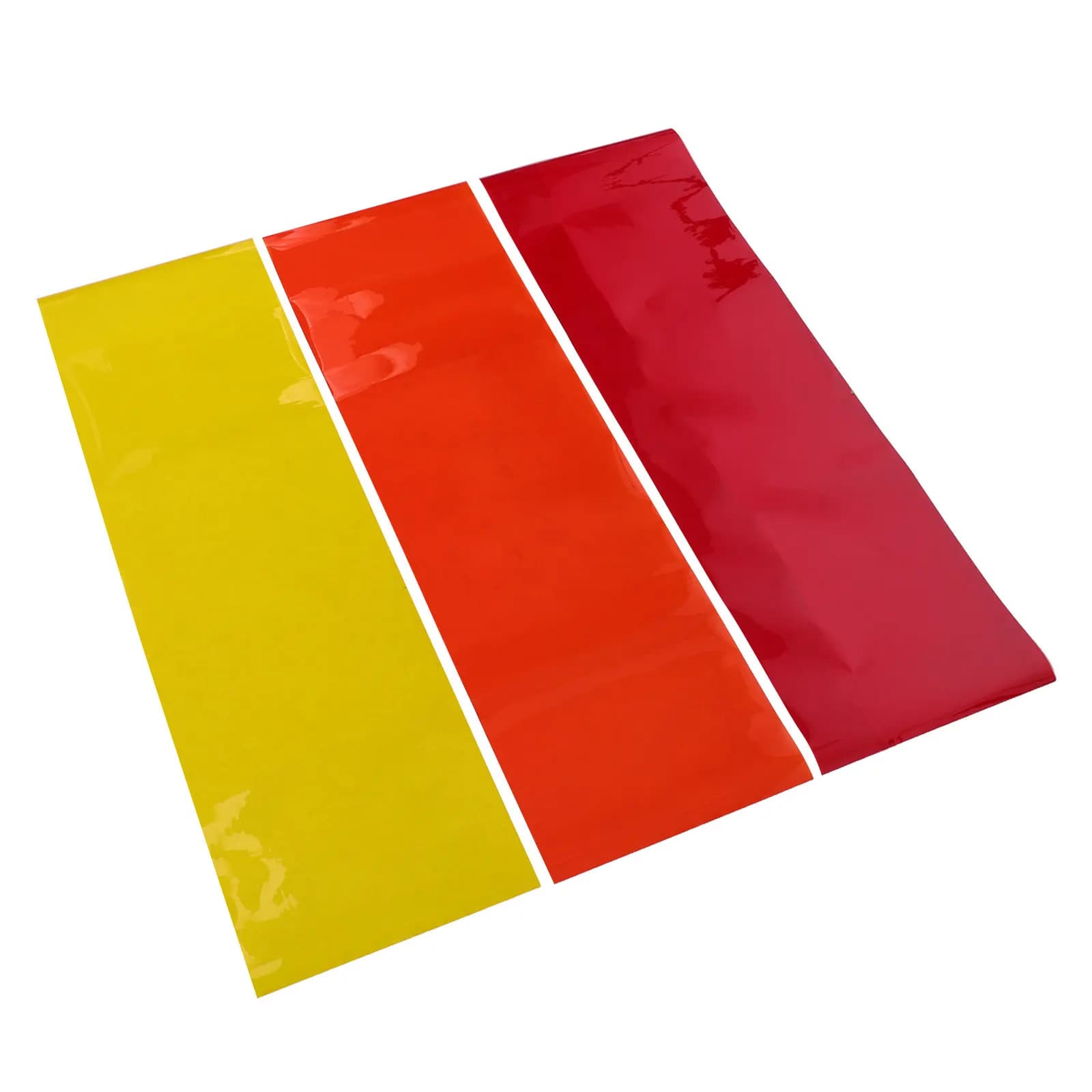 3 Rolls Self Adhesive Lighting Gel Overlays LED Color Filters Diffusing Film for Studio Stage Window Home Decor Warm Light