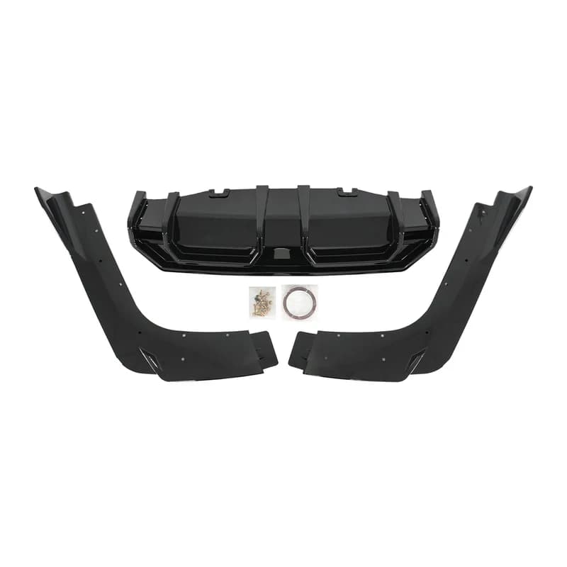 Diffusore Posteriore Stile Ad per Stinger 2018-2021, in Fibra di Carbonio Nero Lucido Verniciato, Accessori Auto, Kit Carrozzeria