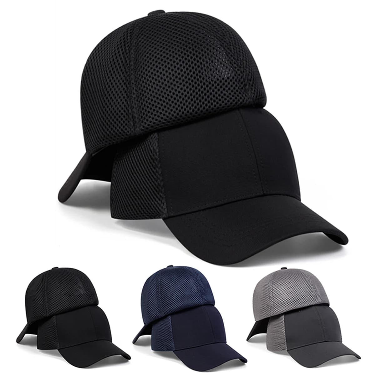 1 piece unisex solid color back sealed baseball hat outdoor solar protection hat for leisure spring autumn travel vacation seaside vacation