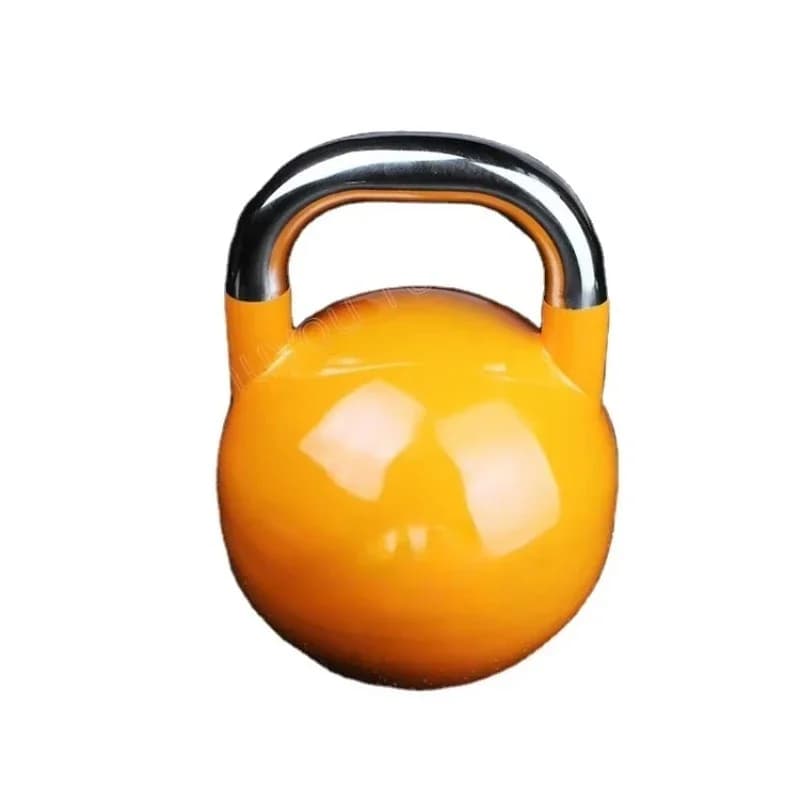 Painted Cast Iron Kettlebell Essential Home Gym Free Weight Equipment for Full Body Fitness Workouts