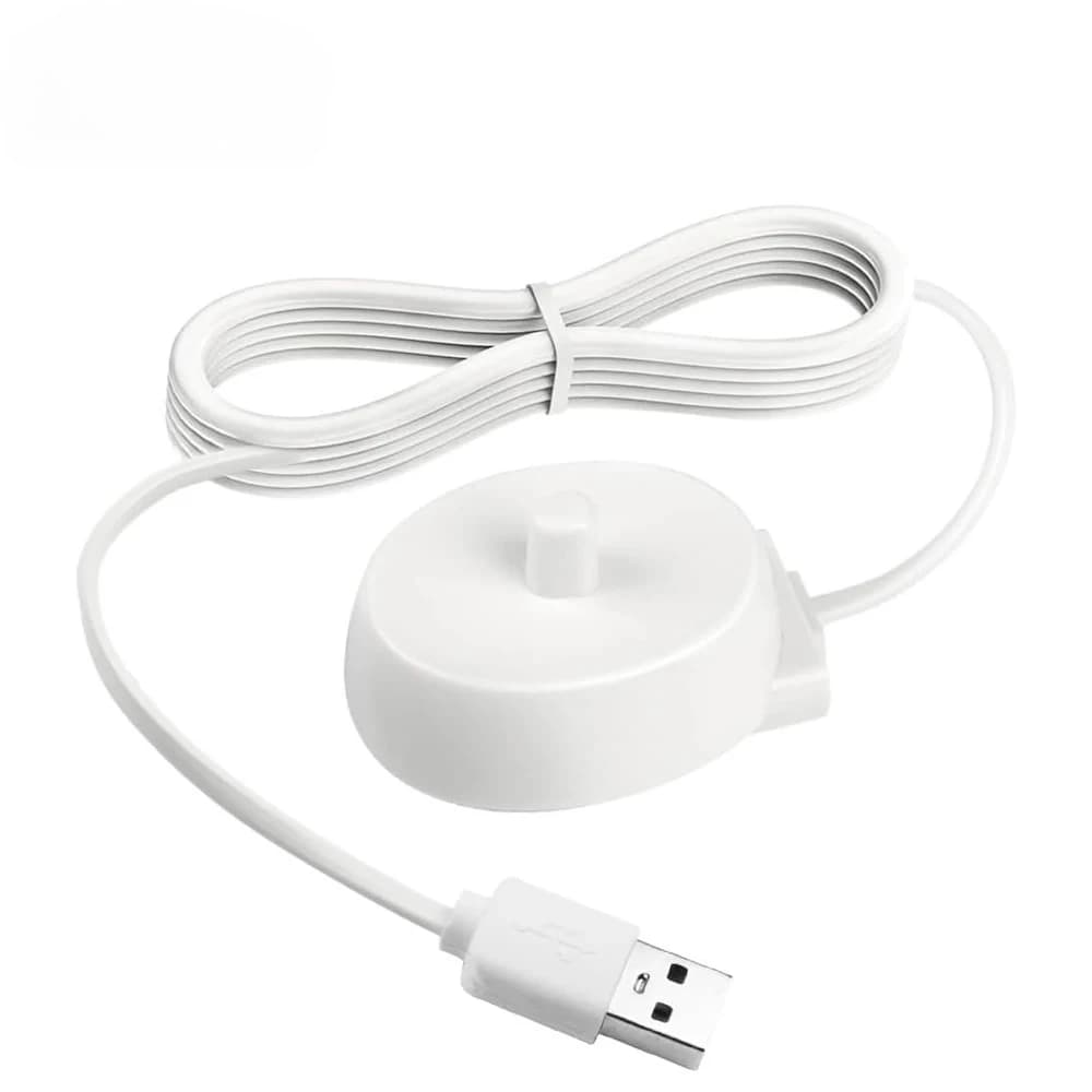 USB LISI charger for Oral-B electric toothbrush, safe charging base compatible with most Braun electric toothbrush models
