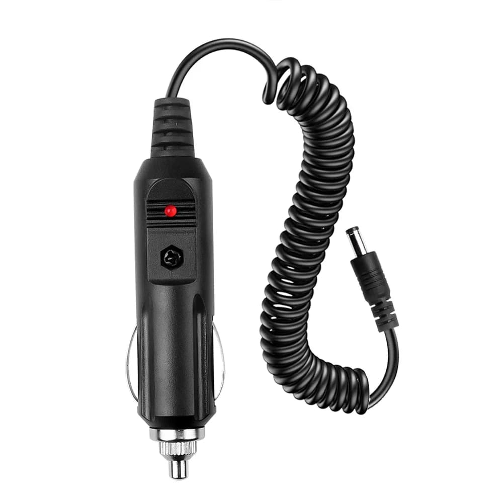 Caricabatterie per Auto 12V DC per Walkie Talkie Baofeng, Cavo di Ricarica per UV-5R UV-9R UV-82 UV-9R Plus UV5RE 5RA Accessori Radio