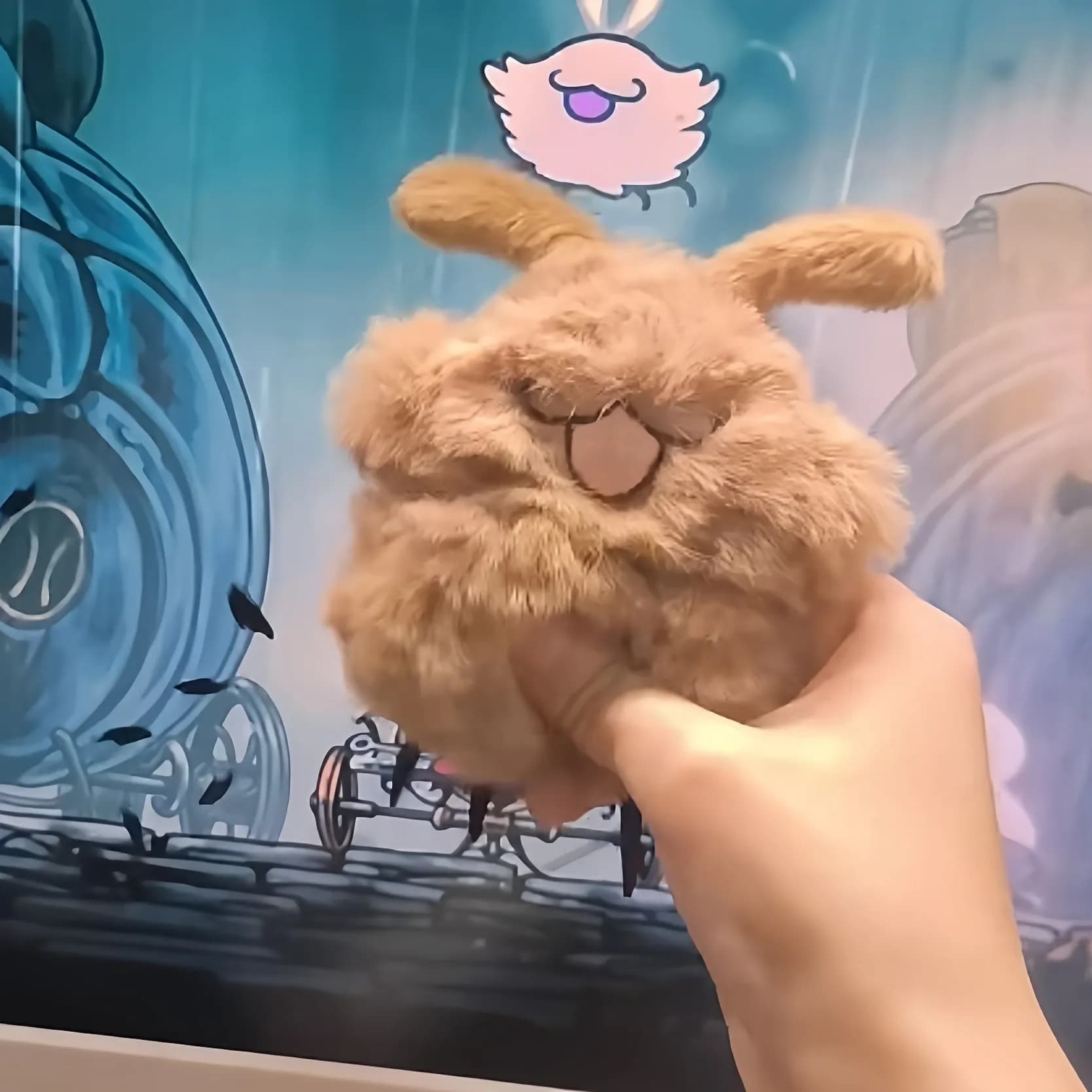 New Style Hollow Knight: Silksong - Plush Shaped Puppy, Bearing, Pendant, Model Toy, Gift