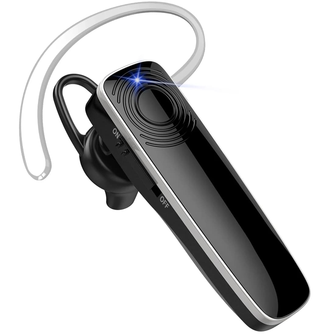 New Bee Wireless Headset Bluetooth Earbuds Single Earphones With MEMS Micro Ear Hook Handsfree for Driving Business Headphones