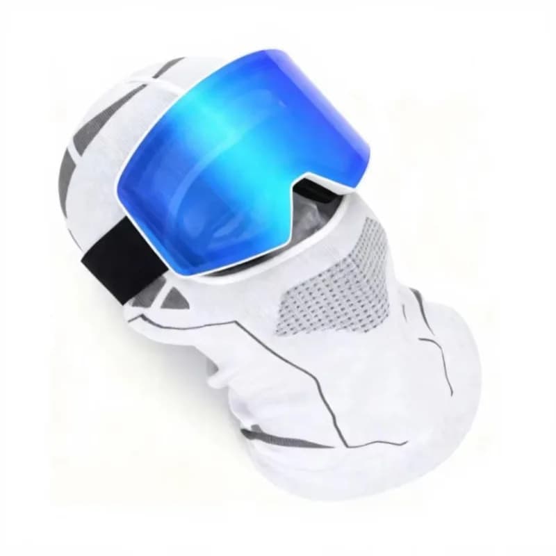 Airo Cylindrical Double Layer Anti-Fog OTG Ski Goggles Anti-Snowblind Eyewear for Men Women Outdoor Winter Ski & Snowboard