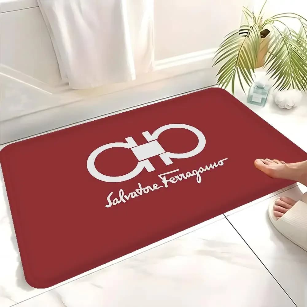 F-Ferragamos Entrance Door Mat Nordic Style Bedroom Living Room Doormat Home Balcony Anti-Slip Modern Home Decor