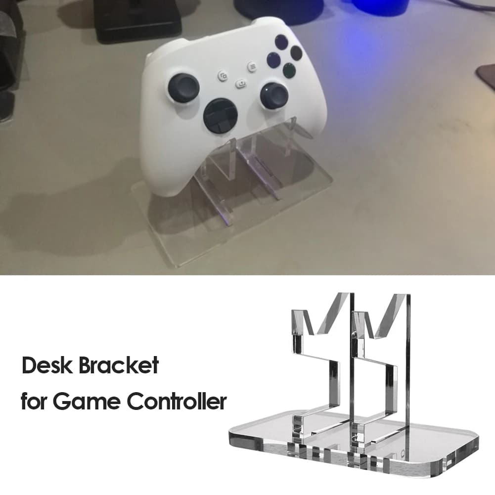 Supporto per maniglia di gioco supporto per staffa per Controller di gioco in acrilico accessori trasparenti per Joystick Switch Pro/PS5/Xbox Series X/PS4