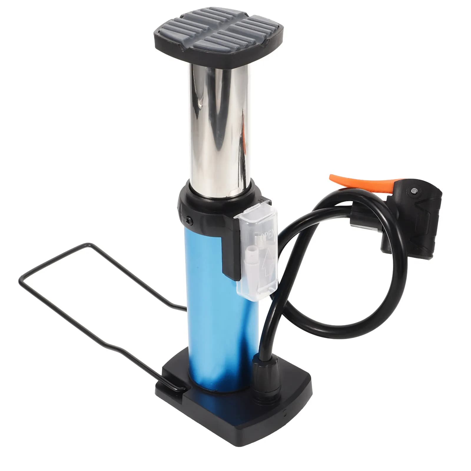 Pompa per Bicicletta Portatile in Lega di Alluminio, Facile da Usare per Gonfiare Biciclette, Veicoli, Palloncini e Palloni, Compatibile con Diverse Valvole