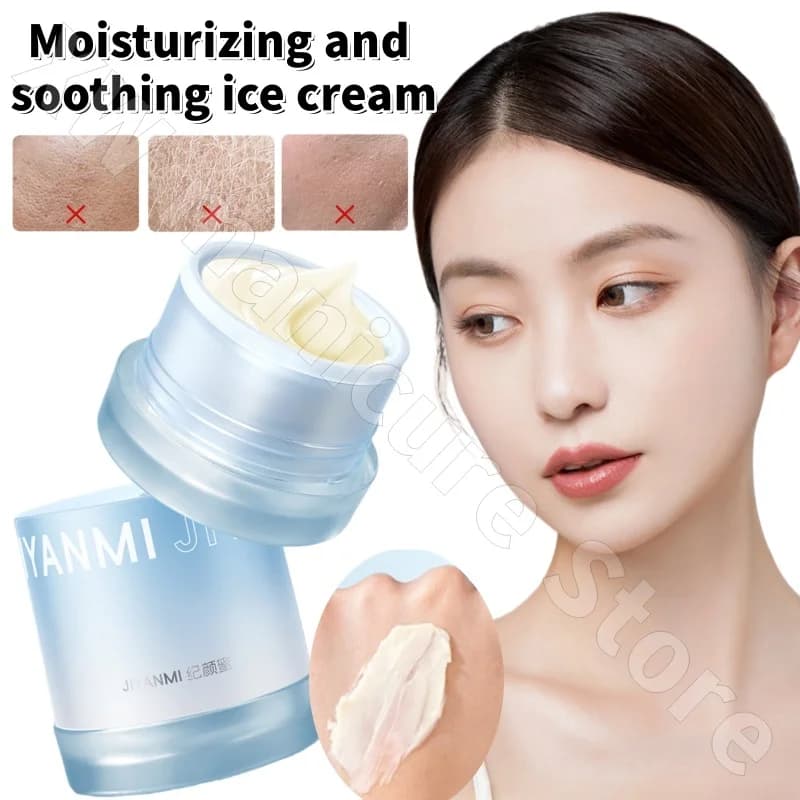Ji Yanmi Pasta Crema Idratante Lenitiva Nascondere Migliorare la Secchezza Pori Nascosti Crema Pre-Macchiatura Senza Polvere Appiccicante 30g