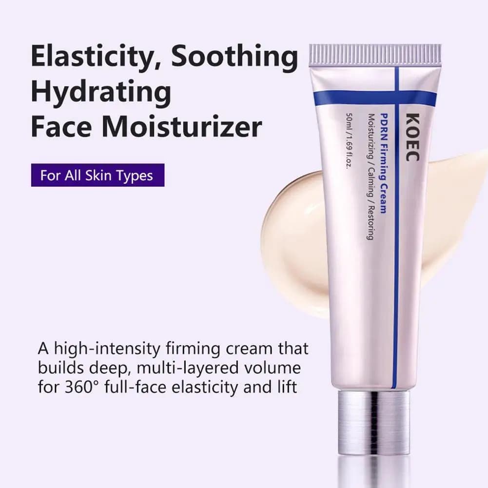 KOEC PDRN Crema Rassodante Peptidi Acido Ialuronico Essenza Lifting 50g Riduce i Pori Idratante Illuminante Cosmetico Coreano