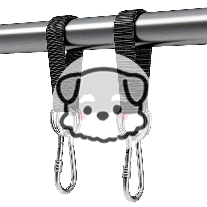 Gym Single Bar Extension Belt, Swing Straps, 200 kg Heavy Duty Connection Belt with Hammock Ring Hook and Boxing Bag
