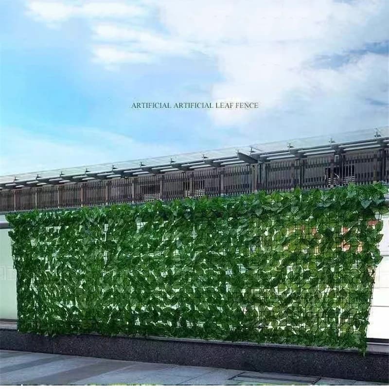 Famous plant Green leaves Sunbeds Ceiling circle Plant walls Fencing for leaves of artificial green plants