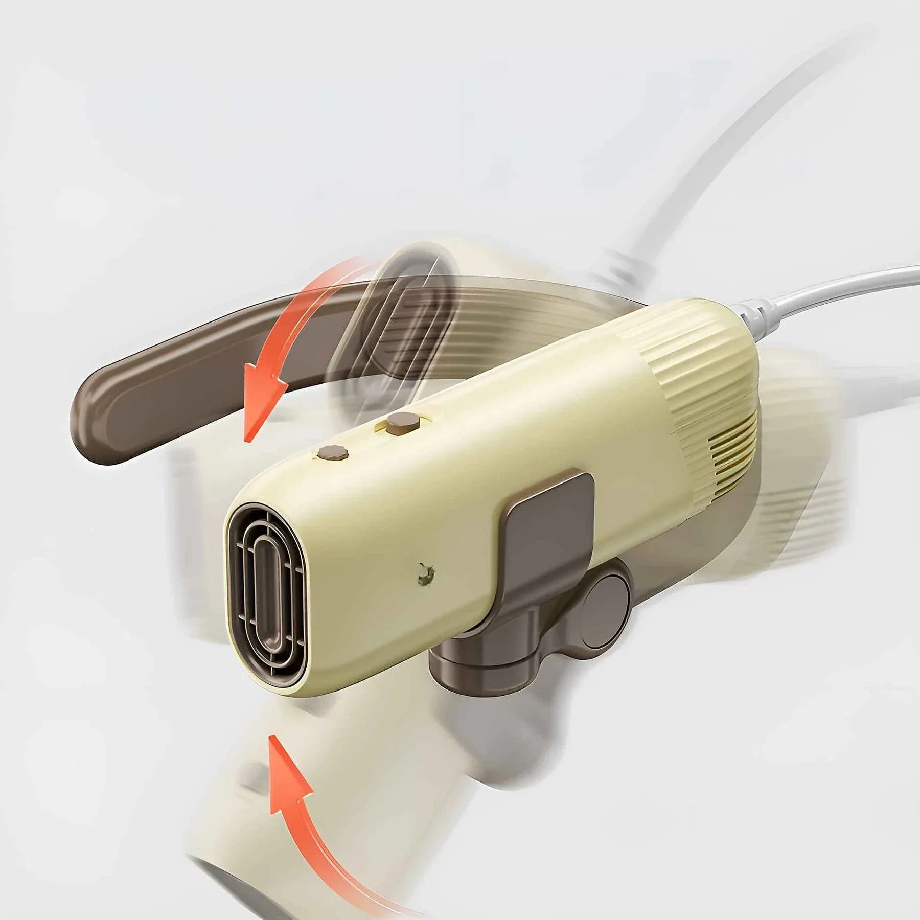 Handheld Neck Hanging Pet Hair Dryer Portable High Wind Fast Water Blower for Dog Cat Grooming