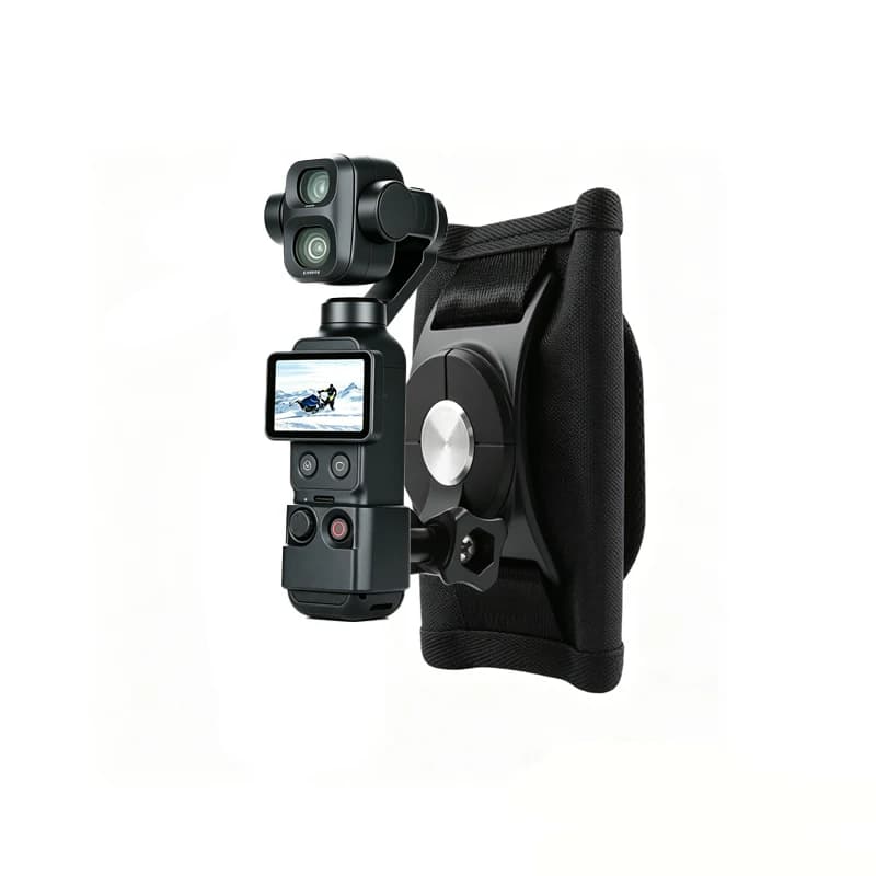 Backpack Belt Fixed Clip Velcro Strap 360-Degree Rotation for DJI Osmo Pocket 3/Pocket 4/4P Gimbal Camera Accessories