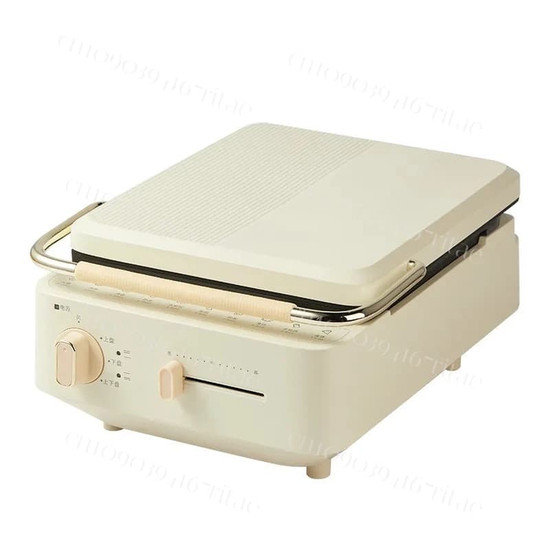 Multifunctional non-stick electric pan for domestic use, removable and washable, with double side to fry and wash integrated.