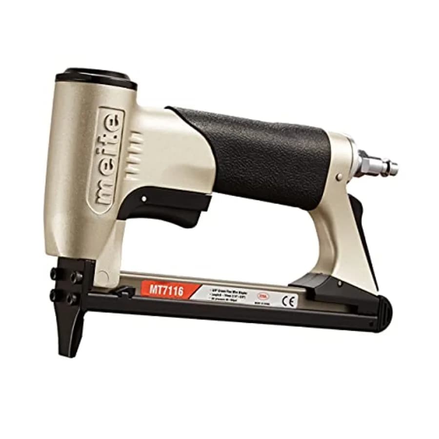 Pistola Pneumatica per Graffette MT7116, Calibro 22, Serie 71, Corona da 3/8 Pollici, Lunghezza da 1/4 a 5/8 Pollici, per Tappezzeria