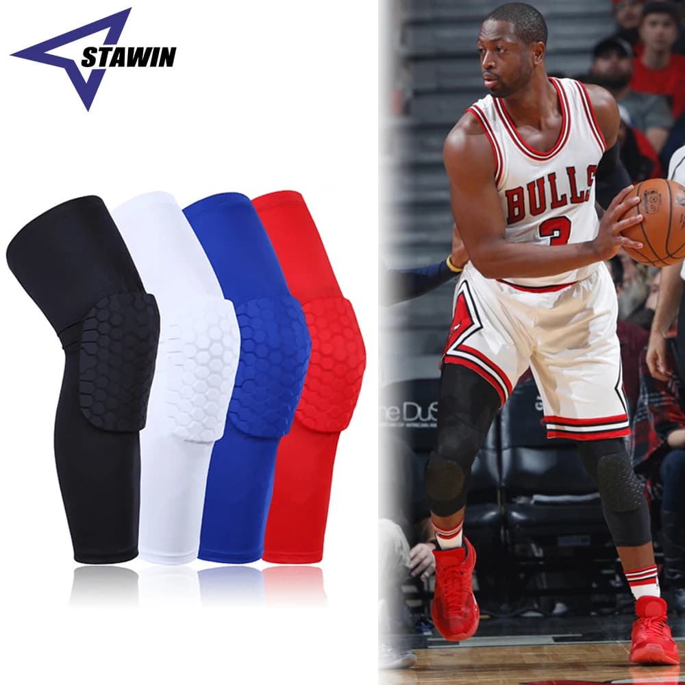 1 ginocchiere a compressione per PC, maniche lunghe per gambe, supporto per ginocchio, protezione per basket, calcio, pallavolo, corsa, ciclismo