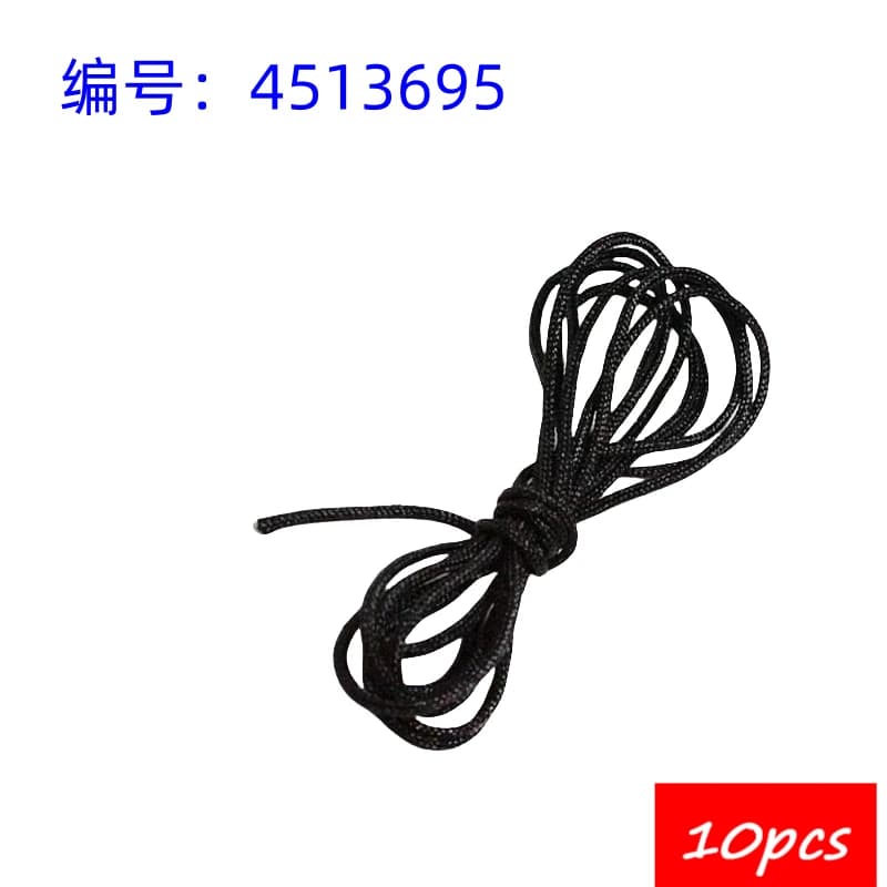 10pcs 9686 Pull String Rope 4513695 100cm Long - MOC Building Blocks Parts Compatible with Major Brands for Technic Sets
