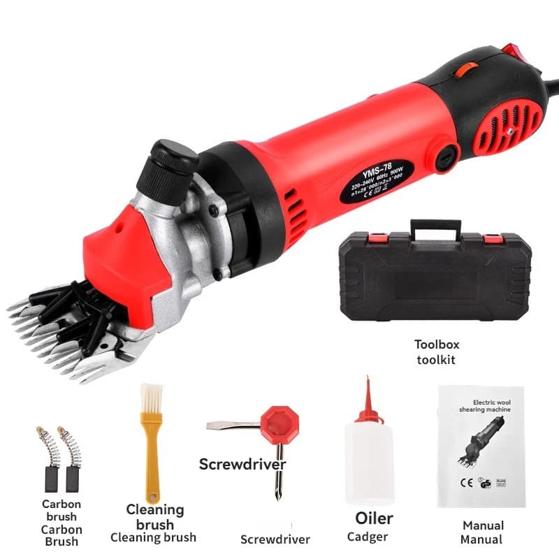 Tosatrice Elettrica Multifunzione per Lana, Tosatrice per Pecore e Capre, Forbici Elettriche per Tosatura