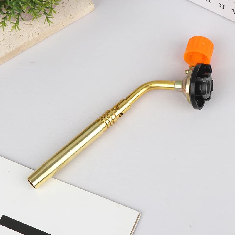 1 Pezzo Pistola Termica Portatile per Saldatura, Bruciatore a Butano, Torcia a Gas per Saldatura, Pistola a Fiamma per Brasatura, Fiammifero per Campeggio Esterno e BBQ