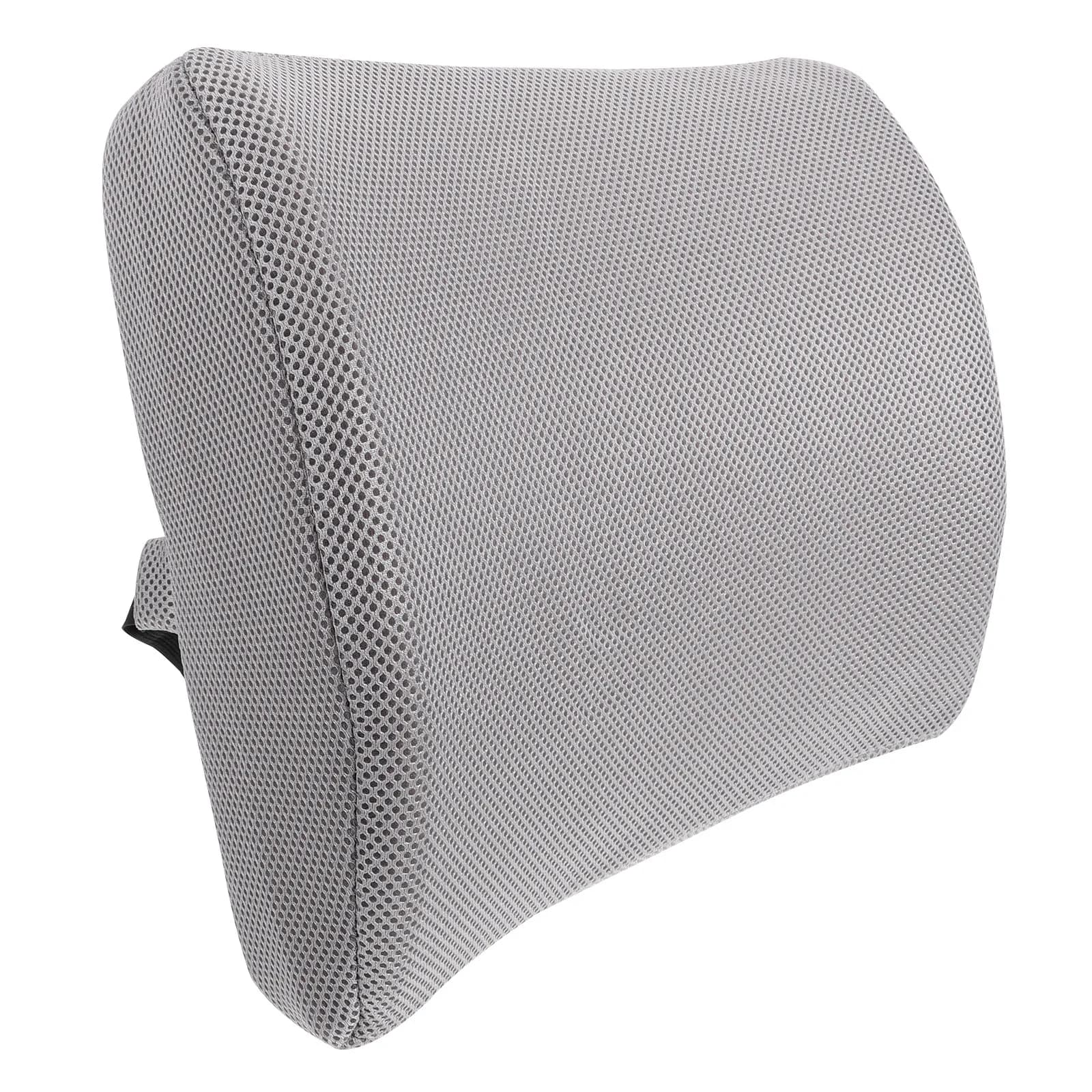 Cuscino lombare staccabile da 1 pezzo, supporto ergonomico in memory foam per alleviare il dolore alla schiena, per uso in ufficio, auto e casa.