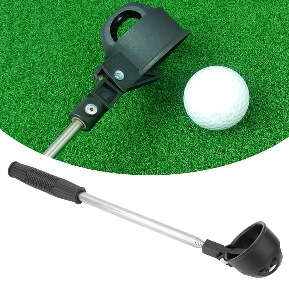 Lightweight 8 Sections Stainless Steel Telescopic Extendable Portable Golf Ball Catcher Retriever Picker Tool Accessory
