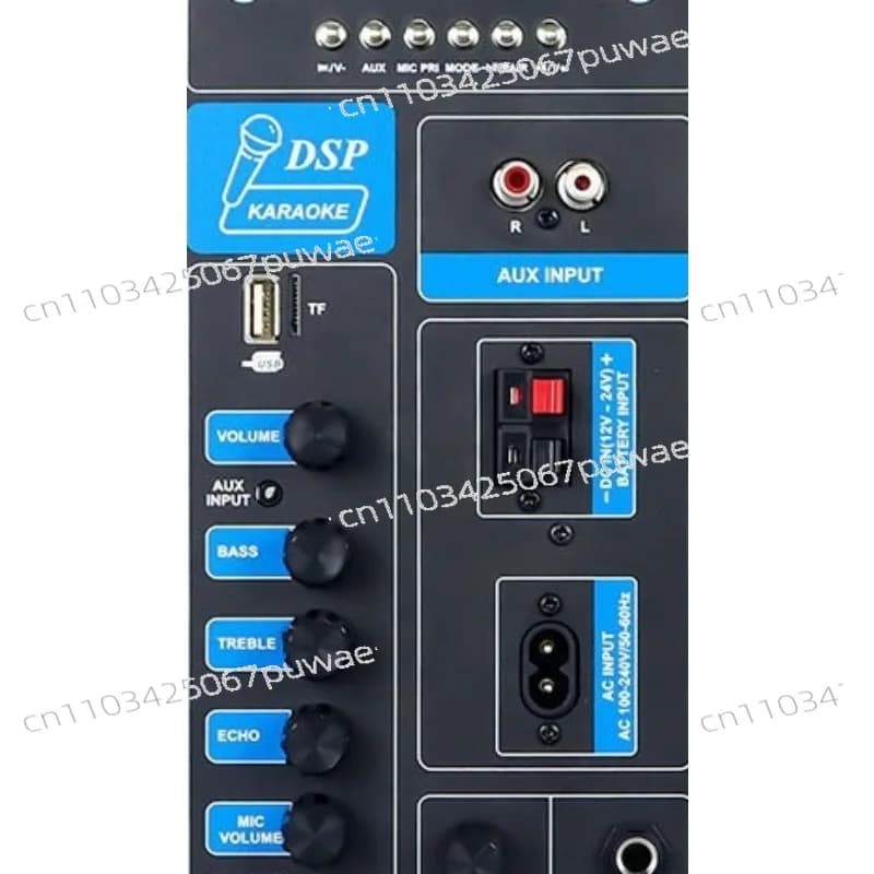 Scheda Amplificatore Audio Bluetooth, Modulo Amplificatore con Riverbero per Karaoke per Altoparlanti da Esterno