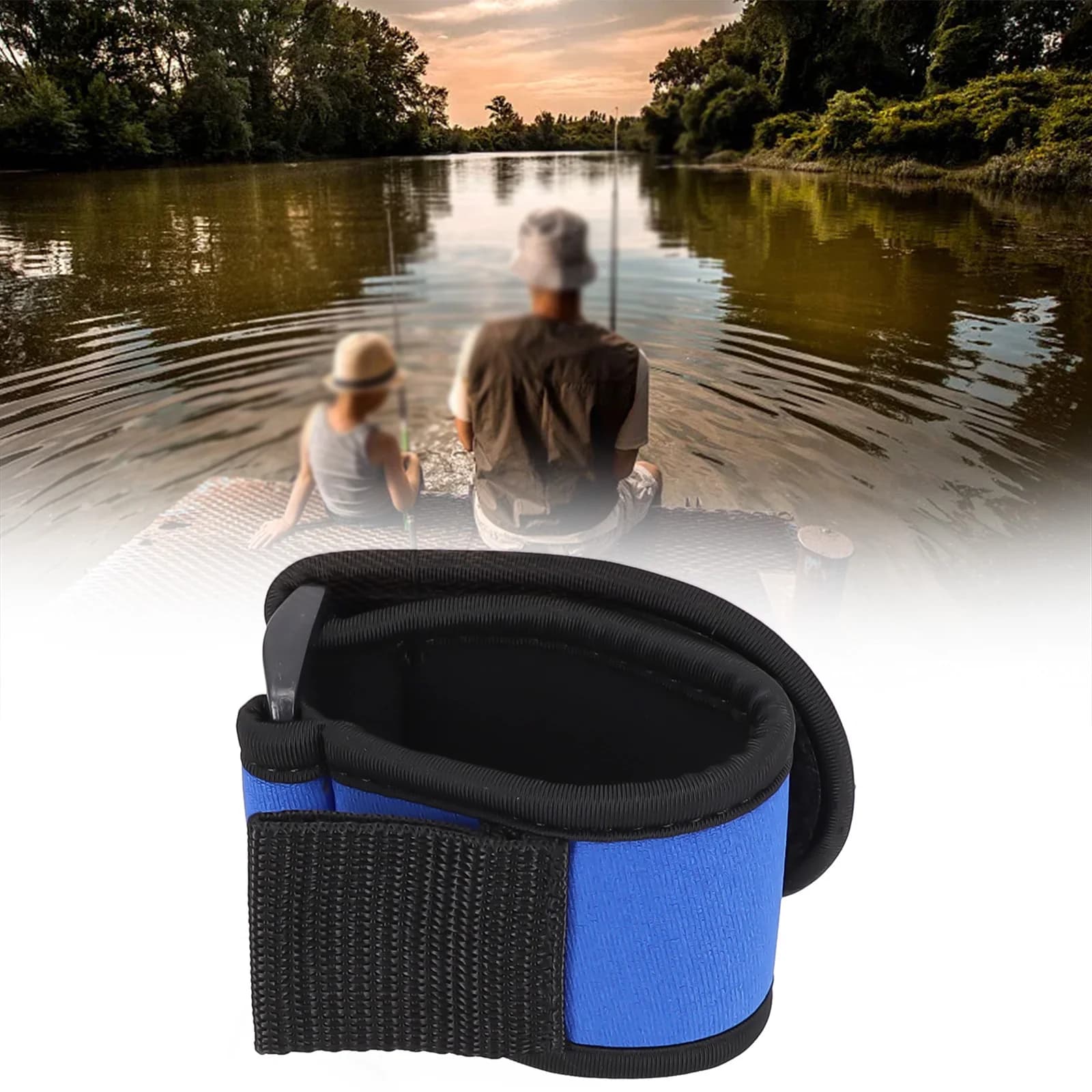 Pesca a mosca Casting supporto per il polso in Neoprene traspirante 30x6.5cm supporto per il polso da pesca morbido accessorio per cuscino elastico