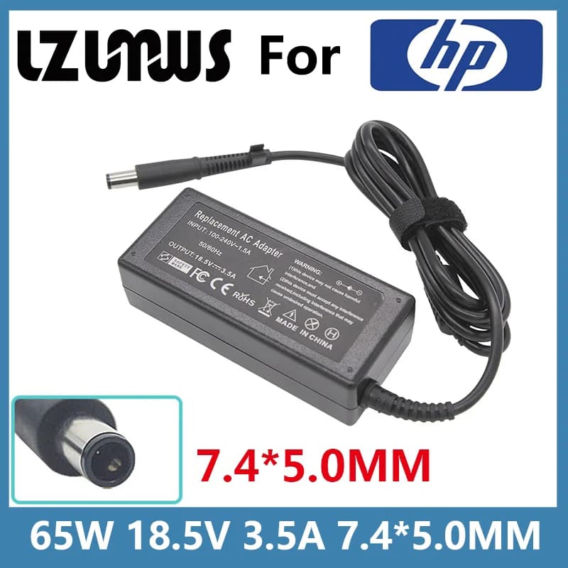 18.5V 3.5A 65W 7.4*5.0MM Con Spille Adattatore Del Computer Portatile Caricatore Per HP Compaq Pavilion G6 DV4 DV5 DV6 DV7 G50 G60 N193 CQ32 CQ43 CQ60