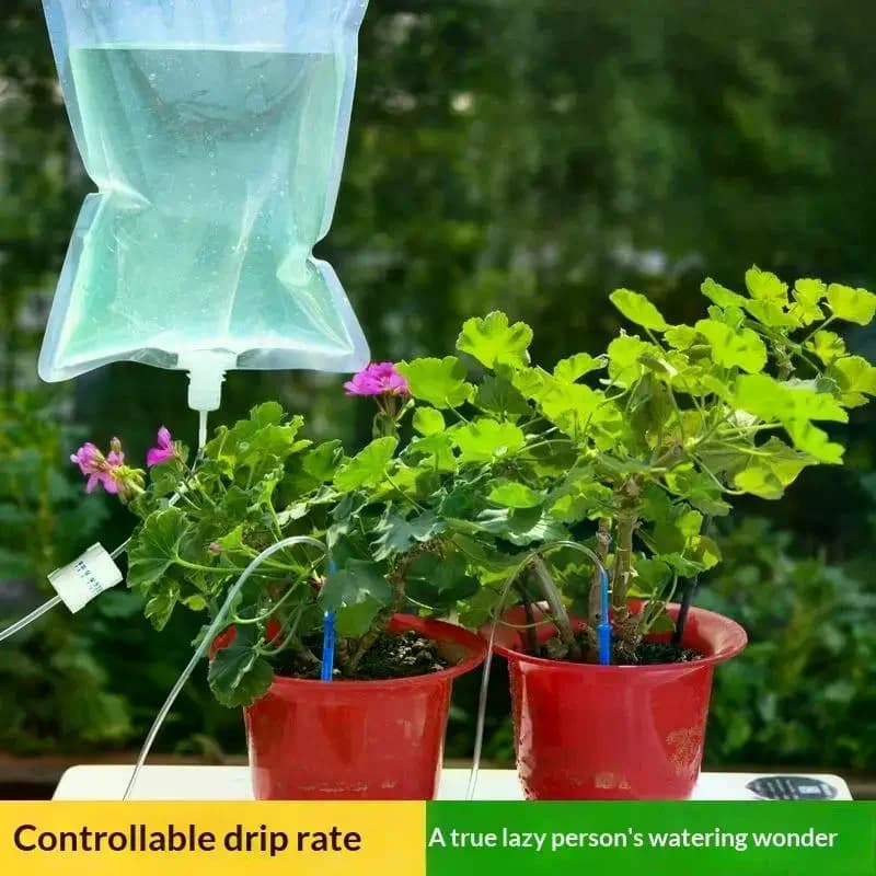 5.2L/6.5L Plant Automatic Watering Dripper Bag Adjustable Flow Irrigation Device for Balcony Potted Plants