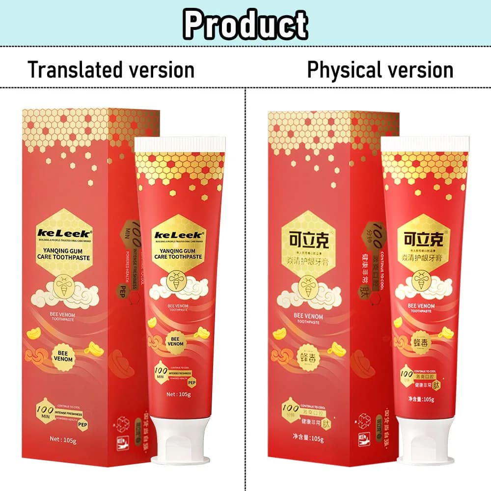 Dentifricio KeLeek Complete Care al gusto menta, pulizia profonda, sbiancamento dei denti, alito fresco, salute delle gengive, delicato, non irritante, efficace