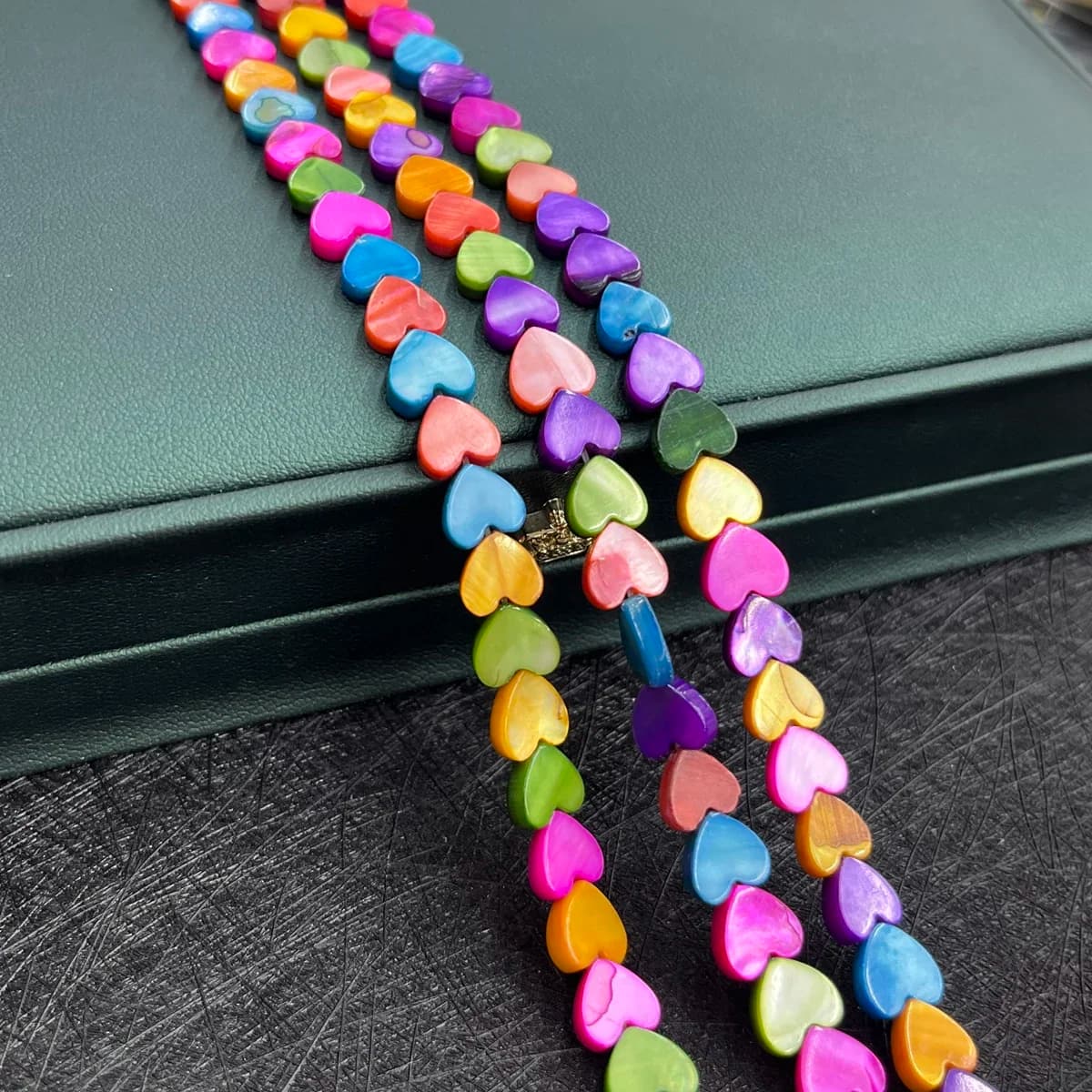 8-12mm colorato cuore d'acqua dolce naturale perline di conchiglia creazione di gioielli fai da te collana braccialetto orecchini accessorio regalo di nozze per le donne