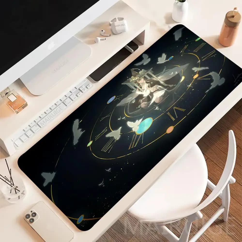 Tappetino per Mouse Grande Astrologer con Carte dei Tarocchi, Cuscino da Gioco, Tappetino Esteso Antiscivolo per Laptop, Tablet e Mini PC