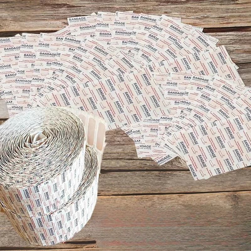 100-1000 Pezzi Cerotti Traspiranti Impermeabili, Medicazioni per Primo Soccorso, Nastro Medico, Cerotti per Ferite, Kit di Emergenza