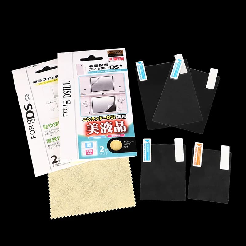 Pellicola protettiva per schermo LCD trasparente HD superiore inferiore per il nuovo 3DS 3DSXL NDS Lite NDSL DSi NDSI XL LL Coperchio protettivo Screensaver
