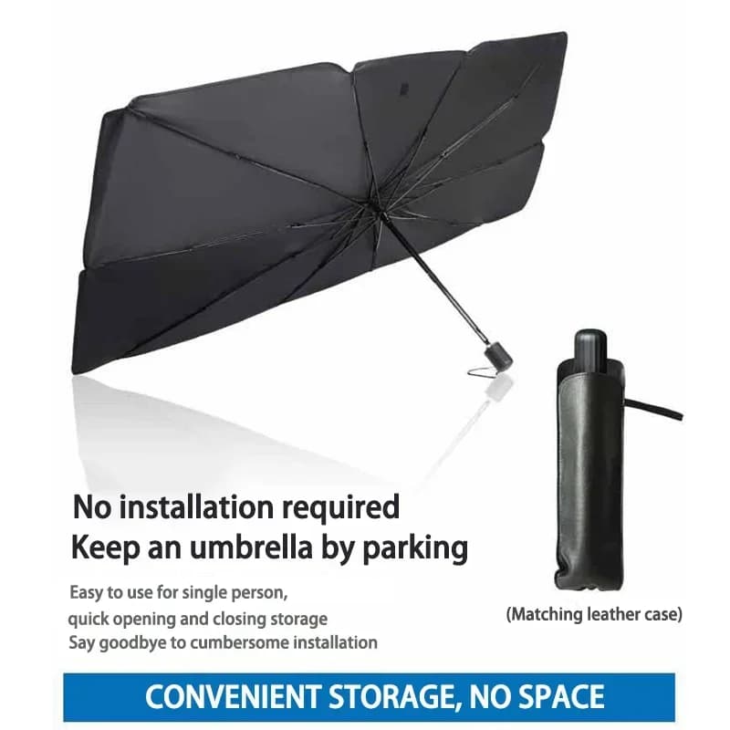 Car Foldable Front Windshield Sunshades Interior Sun Shade Umbrella Front Window UV Protection Sun Visor Cover Car Accessories