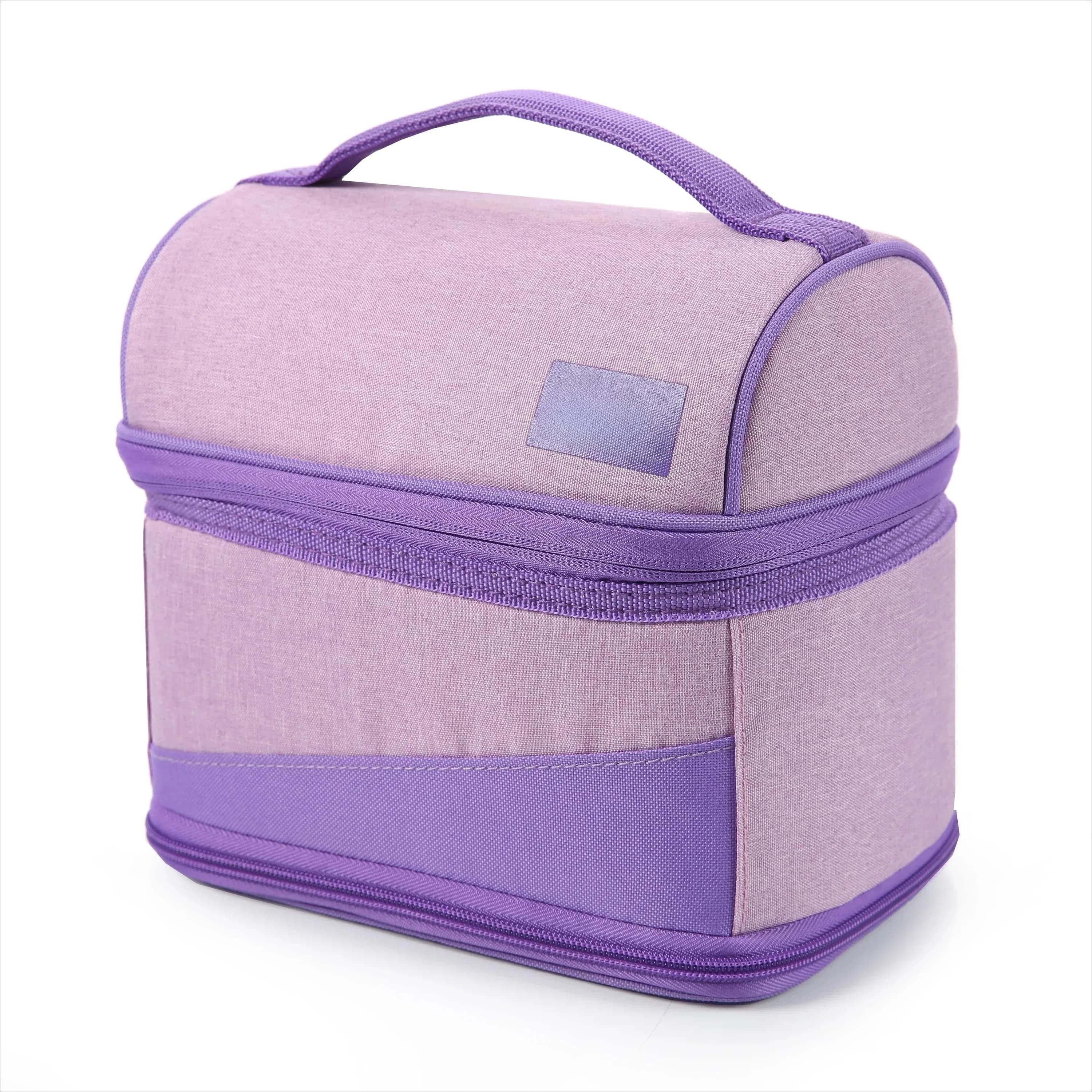 Lunch Box espandibile con impacco di ghiaccio, viola lavanda Isolamento termico e prevenzione degli odori