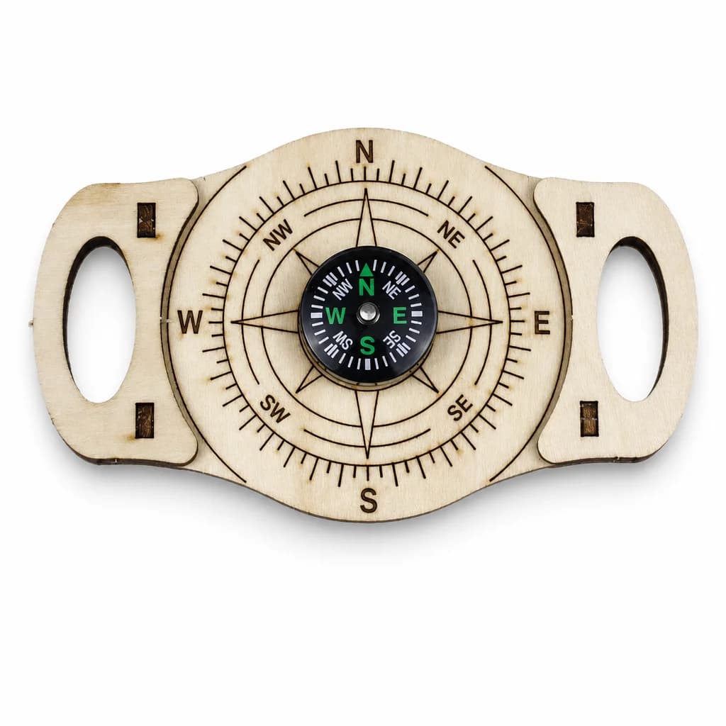 STEM Wooden DIY Si Nan Compass Model Kits for Kids Educational Science Project Toy Physics Learning School Teaching Aid