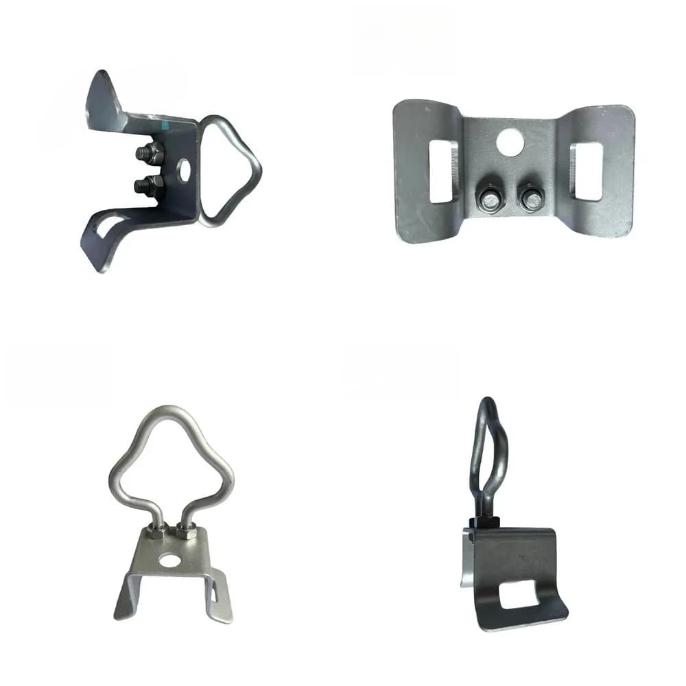 Plum Rings Tie Hooks for Cables Wedge Fixture Fiber Optic Cable Management Accessories Cable Organizer Mounting Hardware for