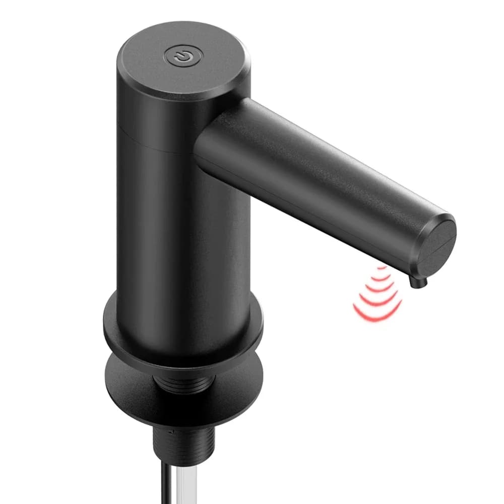 Auto Touchless Soap Dispenser for Kitchen Sink,Smart Infrared Sensor Built in Pump with 2 Gears,100cm Tube,Liquid & Foam Mode