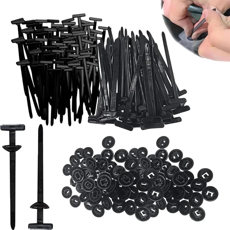 Fibbia universale per fascette per cavi in nylon Supporto per fascette per fascette in nylon autobloccanti per carichi pesanti Strumento multiuso per fascette in plastica
