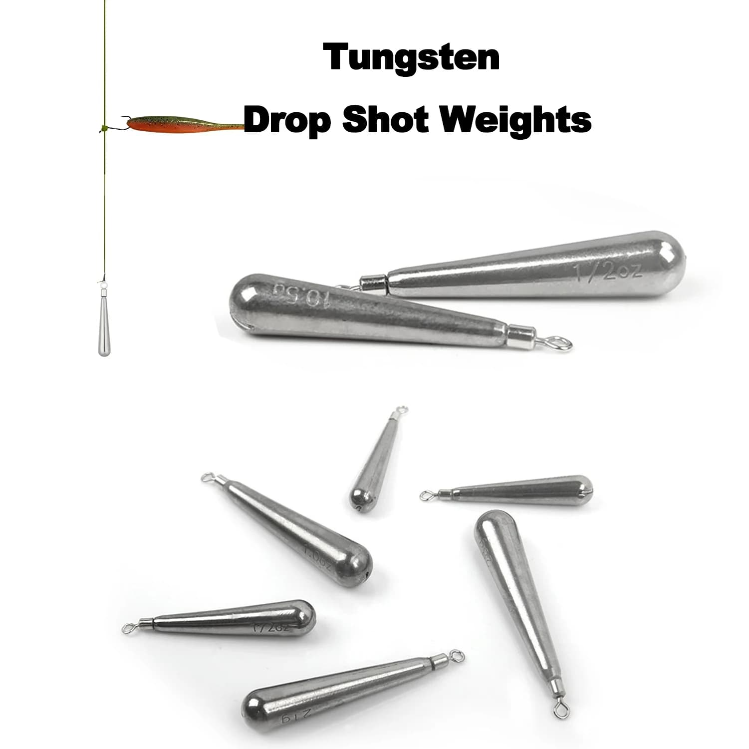 Weights for tungsten balls 3.5g/5.3g/7g/8.8g/10.5g/14g tungsten fishing plates for Dropshot fishing accessories for bass fishing