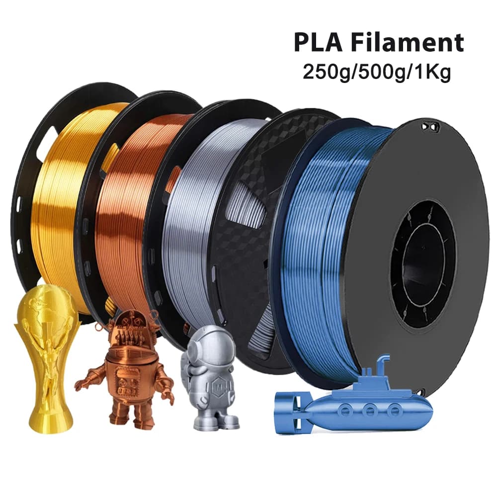 3D filament wire coil Silk PLA 250 g 500 g 1.75 mm for 3D Printer Material 3D Printing Embroidery Filament Filament Vacuum Packing