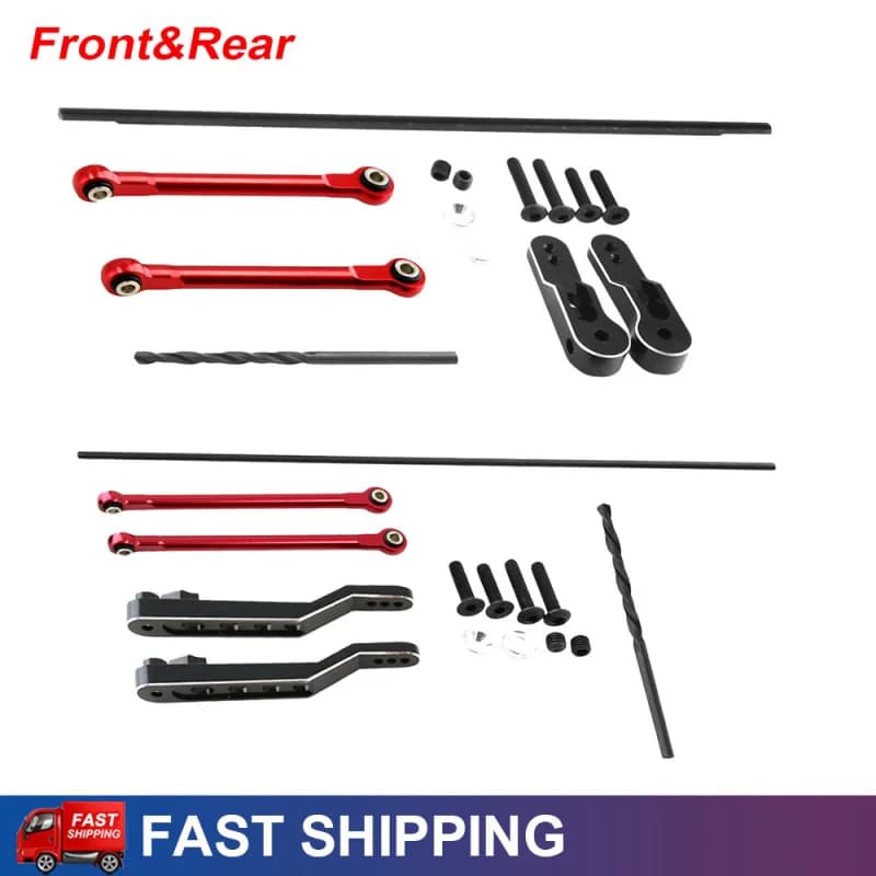 Nuovo Kit Barra Antirollio Anteriore e Posteriore in Metallo per Auto RC 1/7 Traxxas UDR Scale Unlimited Desert Racer - Parti di Aggiornamento
